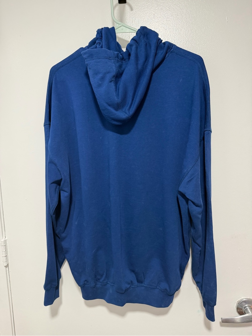 NWOT Oner Active Raw Lounge Oversized Hoodie in Washed Vintage Blue - Picture 7 of 10